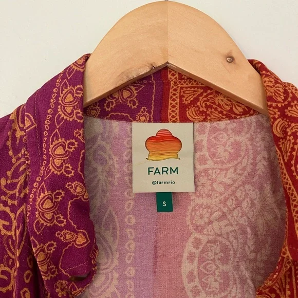 FARM Rio Multicolor Patchwork Top - Picture 7 of 8